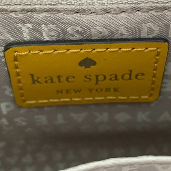 Kate Spade New York Leather Shoulder/Crossbody Designer Bag Golden Rod Yellow - Picture 11 of 16